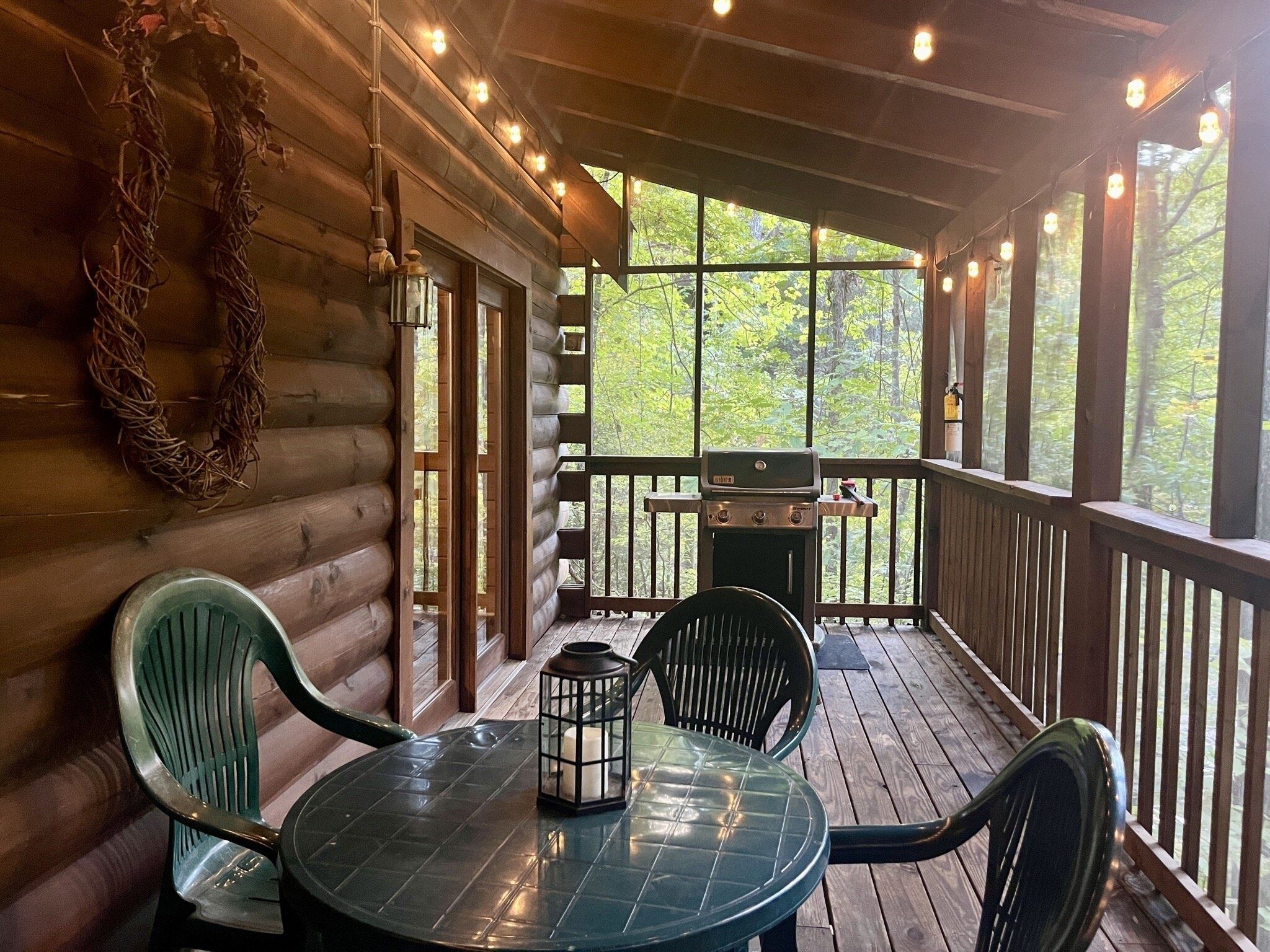 Cabin, 3 Bedrooms | Outdoor dining