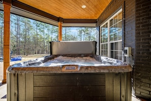 Idromassaggio all'aperto