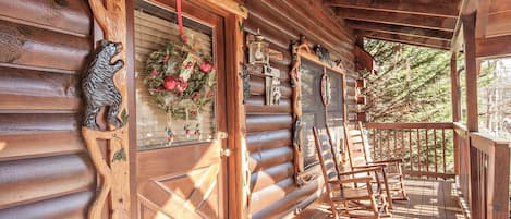 Chalet rustique, 2 chambres | IntĂ©rieur de lâentrĂ©e