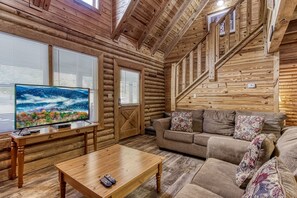 Cabin, 4 Bedrooms | Interior - Er33 Ganma's Getaway Great Location, close To Town 4 Bedroom Cabin by RedAwning (Pigeon Forge)