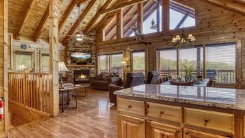 Cabaña, 3 habitaciones | Cocina privada | Refrigerador, horno, cafetera y tetera y tostadora