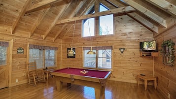 Cabaña, 2 habitaciones | Billar