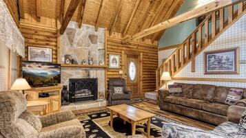 Hytte - 5 soveværelser | Opholdsområde