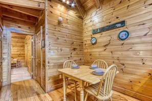 Cabin, 1 Bedroom | In-room dining - Er 227 â Bearry Nice Great Location â Close To Town! 1 Bedroom Cabin by RedAwning (Pigeon Forge)