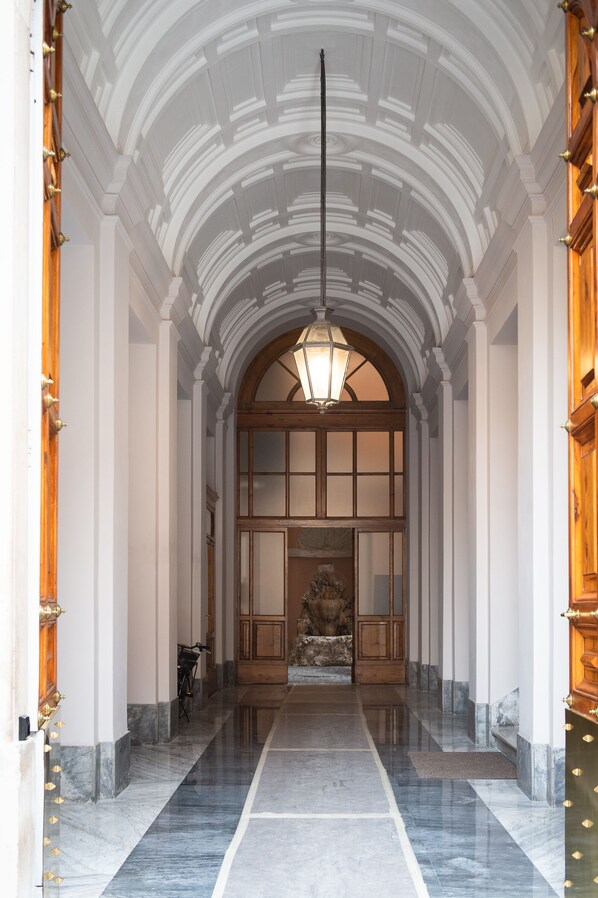 Entrée de l’hébergement