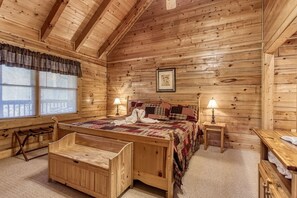 Chalet rustique, 2 chambres | Intérieur