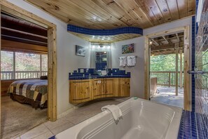 Cabin, 1 Bedroom | Private kitchen - Gatlinburg Views A Unique Cabin Mountain Views Expansive Decks Adjacent To Gatlinburg & Ski Lodge 1 Bedroom Cabin by RedAwning (Gatlinburg)