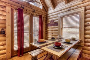 Cabin, 2 Bedrooms | In-room dining