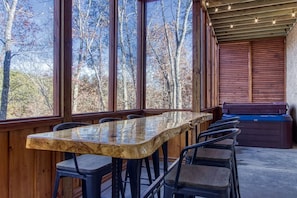 Cabin, 3 Bedrooms | View from property - Ern823 - Eagle Falls - Great Location With Private Heated Indoor Pool! Close To Town! 3 Bedroom Cabin by RedAwning (Sevierville)