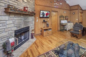 Cabin, 2 Bedrooms | Interior - Er31 - Grandma And Granpaws Place - Great Location - Close To Parkway In Pf 2 Bedroom Cabin by RedAwning (Pigeon Forge)