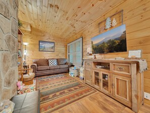 Ferienhütte, 5 Schlafzimmer | Wohnbereich