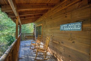 Cabaña, 2 habitaciones | Terraza o patio