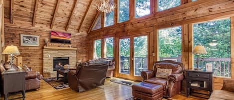 Chalet rustique, 3 chambres | Intérieur