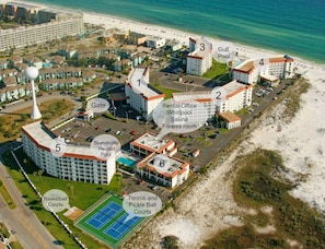 Aerial view - 238 El Matador 2 Bedroom Condo by RedAwning (Fort Walton Beach)