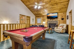 Cabane, 4 chambres | Coin séjour