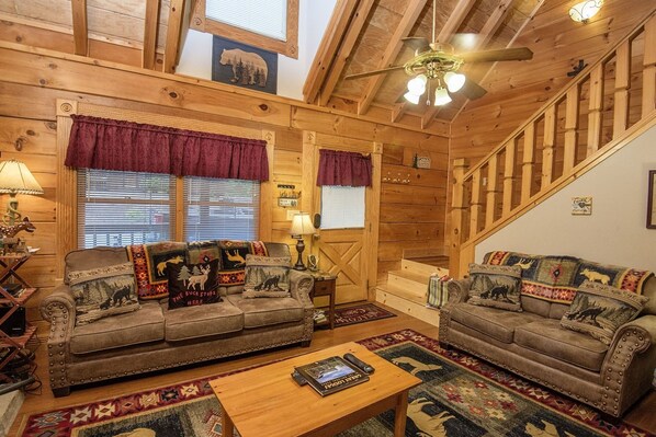 Cabaña, 4 habitaciones | Interior