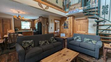 Ferienhütte, 3 Schlafzimmer | Wohnbereich