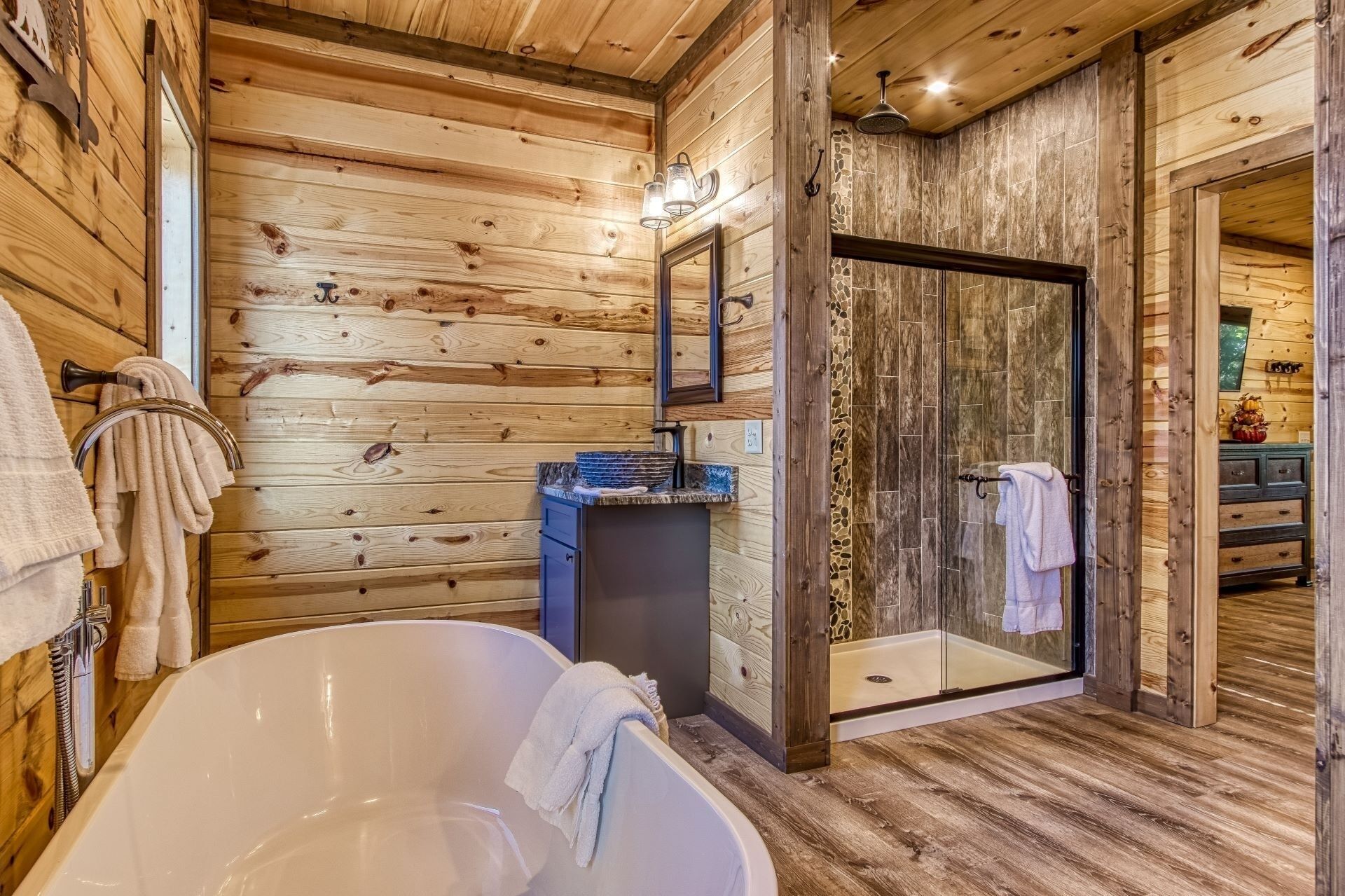 Ferienhütte, 3 Schlafzimmer | Badezimmer