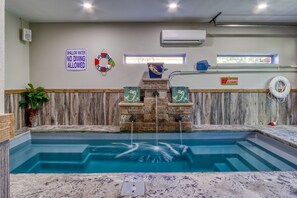 Cabin, 3 Bedrooms | Indoor/outdoor pool - Ern822 - Smoky Oasis - Great Location, Private Indoor Heated Pool! 3 Bedroom Cabin by RedAwning (Sevierville)