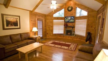 Cabana, 2 quartos | Área de estar