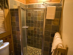 Ferienhütte, 2 Schlafzimmer | Badezimmer