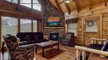 Ferienhütte, 5 Schlafzimmer | Wohnbereich