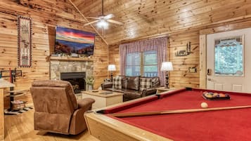 Ferienhütte, 1 Schlafzimmer | Billard