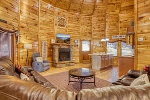 Cabane, 1 chambre | Coin séjour