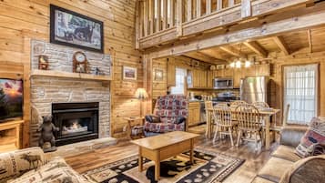 Hytte - 3 soveværelser | Opholdsområde