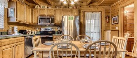 Cabana, 3 quartos | Opções para refeição no quarto