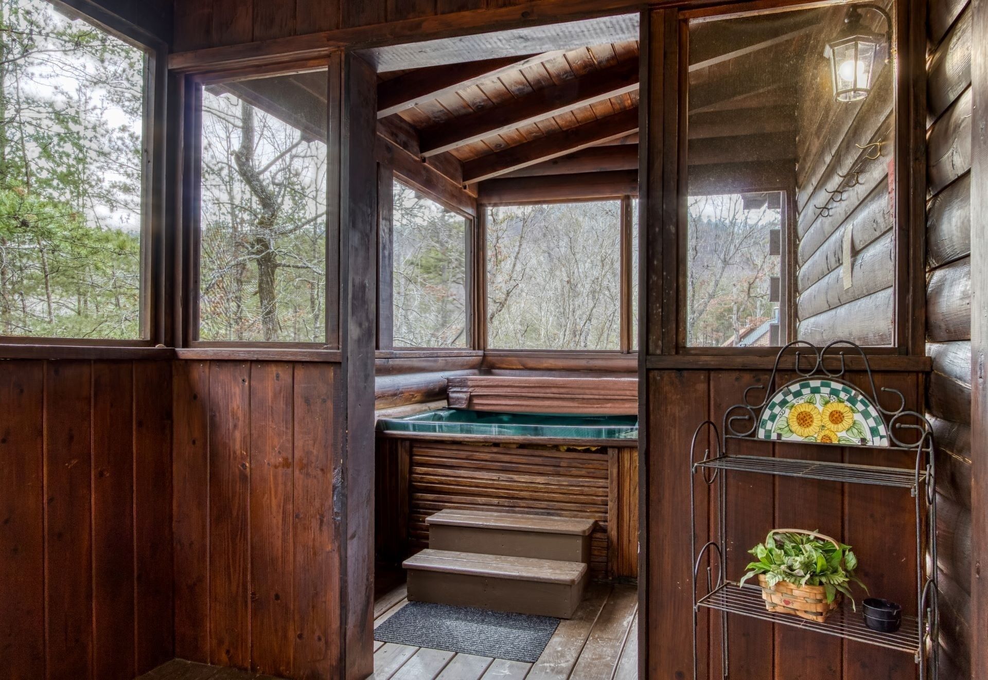 Kabin, 3 kamar tidur | Spa | Hot tub