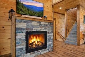 Cabin, 6 Bedrooms | Interior - Ern840 - Splashin' Chalet - Brand New Cabin With Indoor Pool! Great Location! 6 Bedroom Cabin by RedAwning (Pigeon Forge)