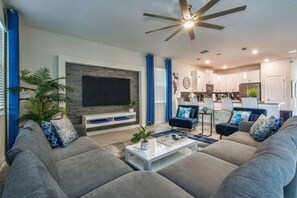 House, Multiple Bedrooms | Interior - Storey Lake 8 Bed Lake Front Pool & Spa - 1684str 8 Bedroom Home by RedAwning (Kissimmee)