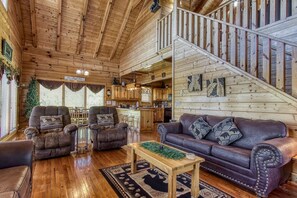 Huisje, 4 slaapkamers | Woonruimte