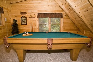 Ferienhütte, 1 Schlafzimmer | Billard