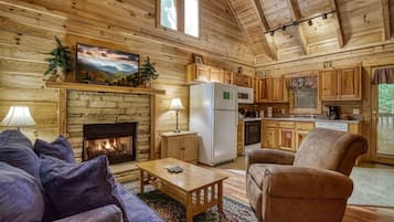 Cabana, 1 quarto | Área de estar