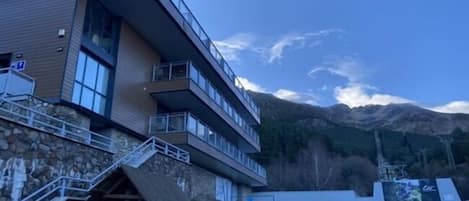 Façade de l’hébergement