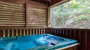 Cabin, 2 Bedrooms | Spa | Hot tub