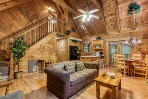 Ferienhütte, 2 Schlafzimmer | Wohnbereich