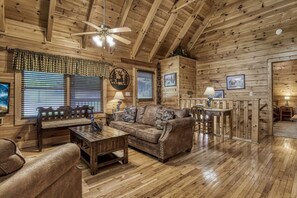 Hytte, 1 soverom | Oppholdsområde