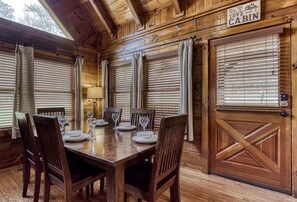 Cabin, 3 Bedrooms | Dining - Er47 - Moody Blue - Great Location. Close To All The Action! 3 Bedroom Cabin by RedAwning (Pigeon Forge)