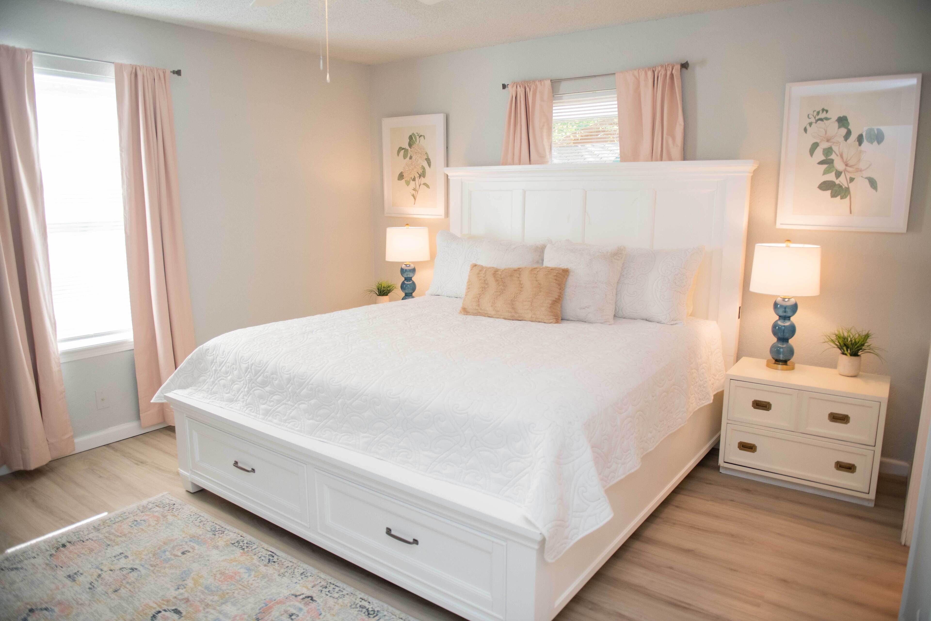 3 bedrooms, iron/ironing board, travel cot, WiFi