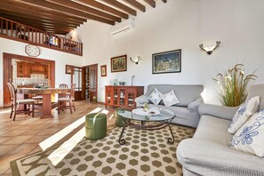 Televisión, chimenea y libros