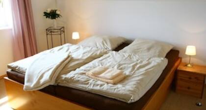 Vacation home Vogelbeere -Idyllic vacation home with half-timbered house between Fleesensee and Golf