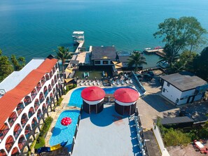 Majoituspaikan julkisivu