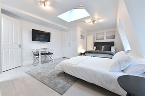 1 soverom og sengetøy