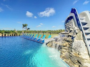 Pool - Luxury Mansion With Private Pool on Reunion Resort, Orlando Mansion 5813 (Kissimmee)