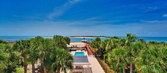 Above The Cut- Ocean View, Bob Sikes Cut, Private Pool, Hot Tub