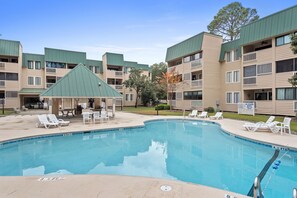 Indoor pool, outdoor pool