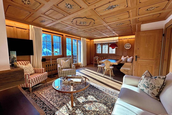 the cozy living room